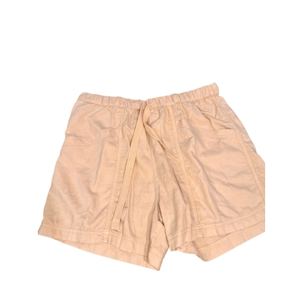 Women's Faherty Topanga Drape Shorts L Beige nb59